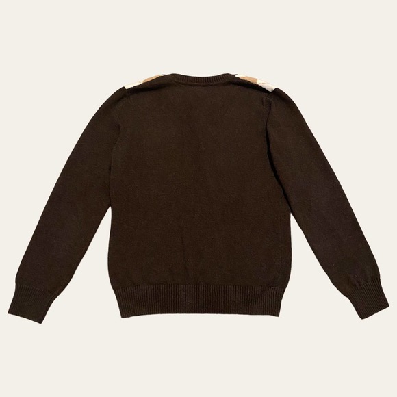 IZOD Golf Preppy Y2K Brown Argyle Cardigan Sweater - Picture 2 of 4